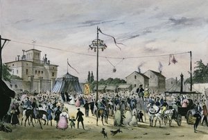„Helyi ünnepségek Párizs körül”, sorozat, 1830, Beaugrenelle